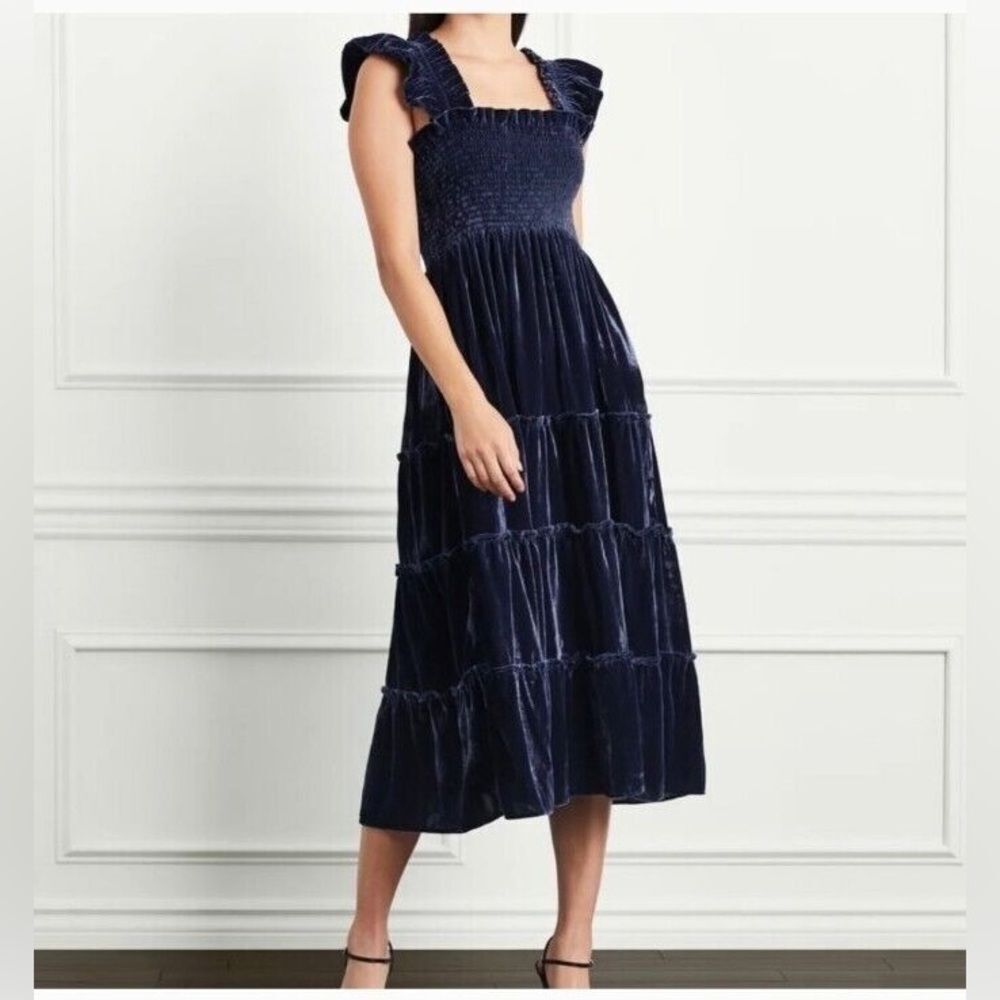 Hill House Velvet Ellie Nap Dress NWT - Picture 2 of 11